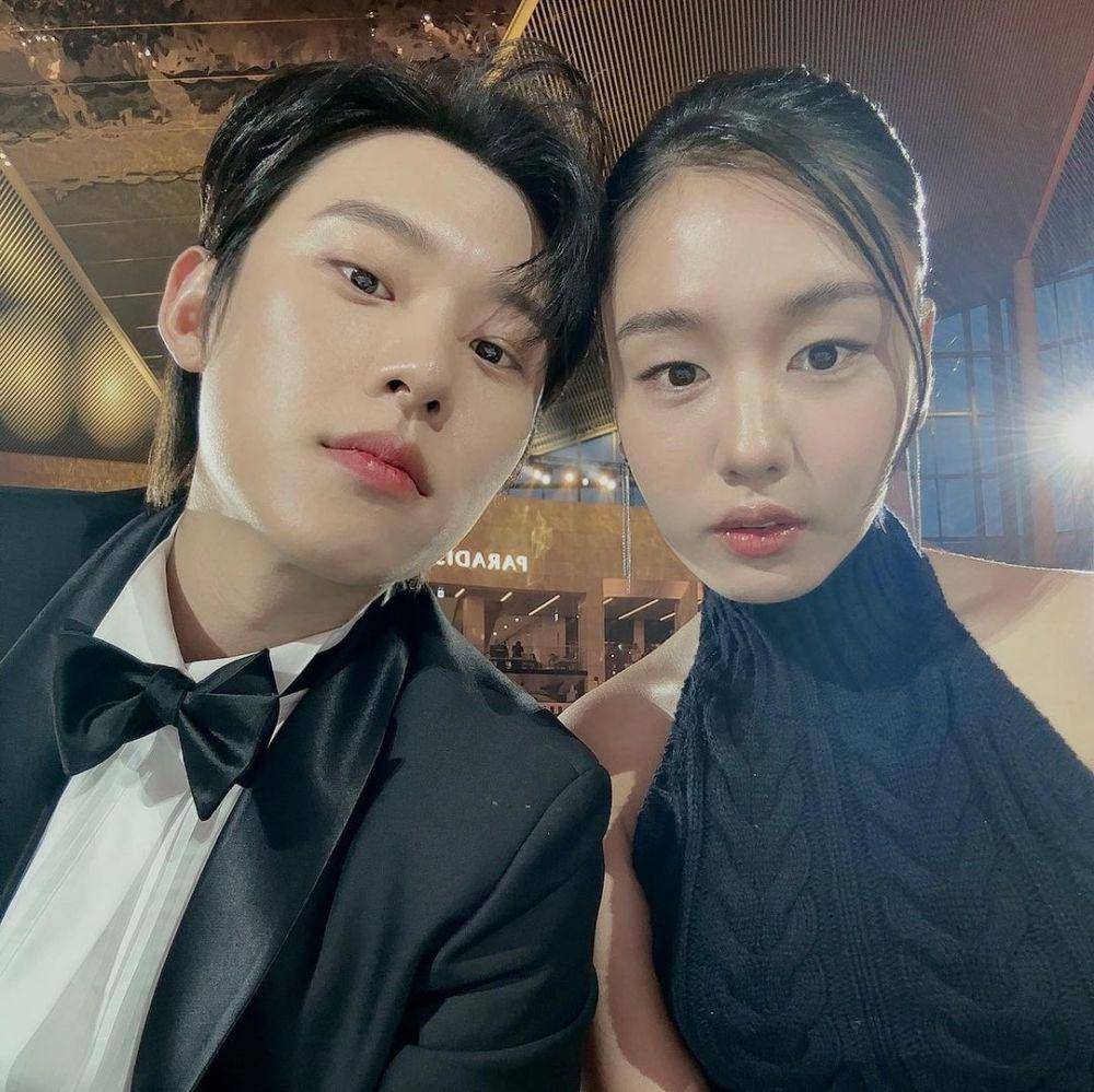 Kim Sung Cheol dan Ahn Eun Jin di Baeksang Arts Awards 2023 (instagram.com/sungcheol2)