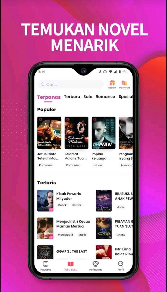 potret aplikasi GoodNovel (GoodNovel/GoodNovel)