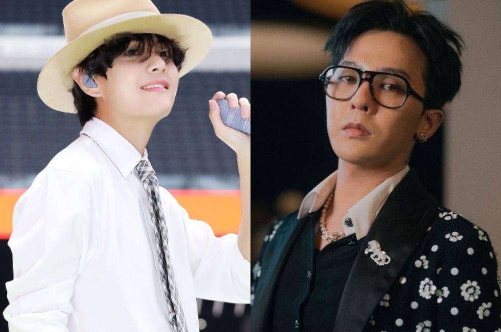 V BTS dan G-Dragon BIGBANG (twitter.com/bts_bighit | instagram.com/xxxibgdrgn)