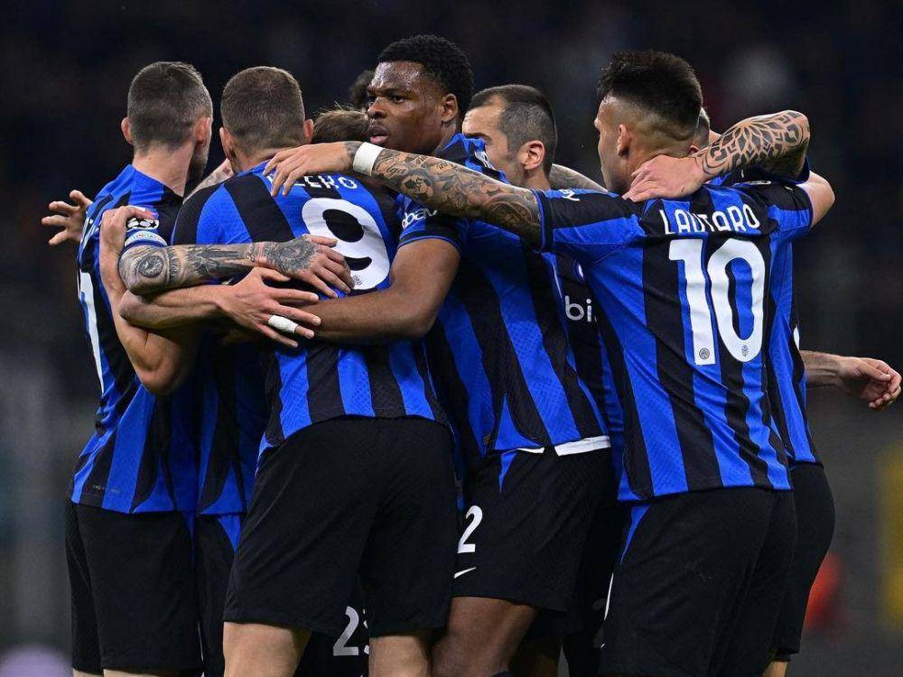 Para pemain Inter Milan merayakan gol. (instagram.com/inter)