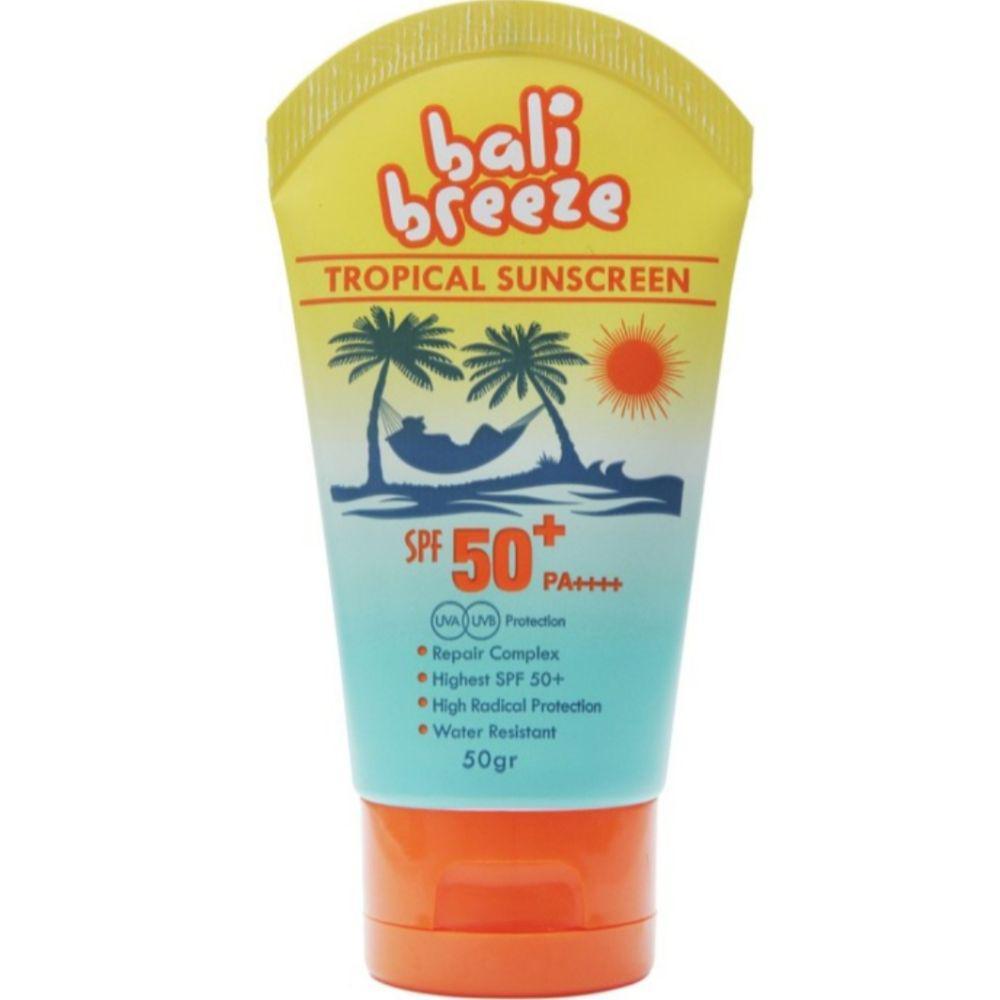 Bali Breeze Tropical Sunscreen SPF 50+ PA++++ (tokopedia.com/Skin n Care)