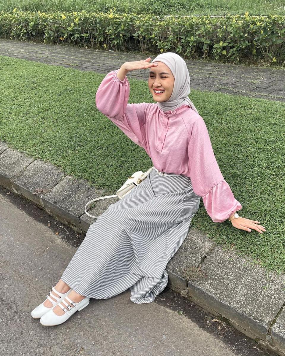 referensi OOTD street style ala Inas Rana (instagram.com/inasrana)
