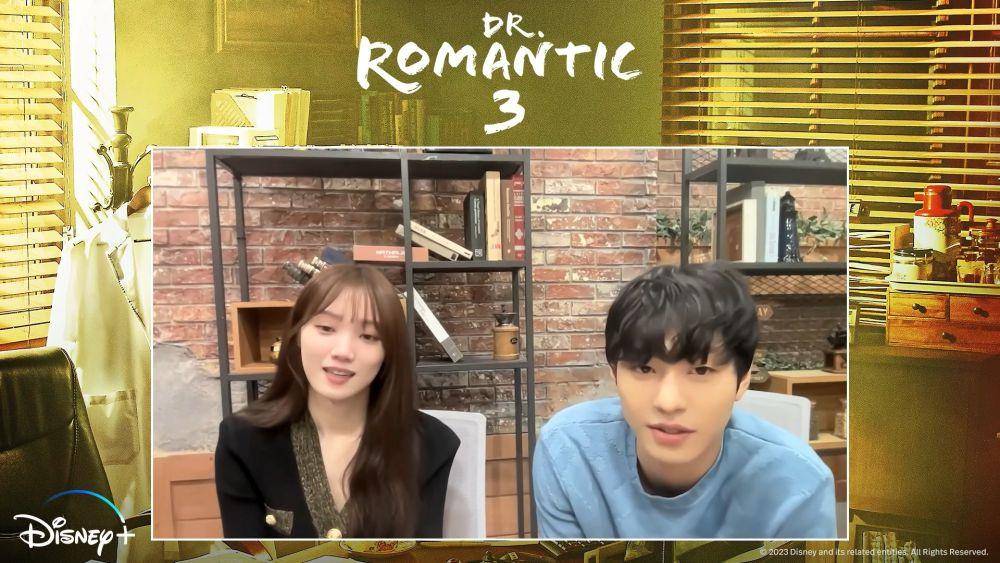Lee Sung Kyu dan Ahn Hyo Seop di Interview Dr. Romantic 3 (dok. Disney+ Hotstar/Dr Romantic 3)