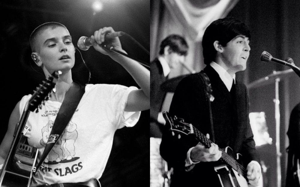 potret Sinead O'Connor dan The Beatles (instagram.com/sineadoconnorvault | instagram.com/thebeatles)
