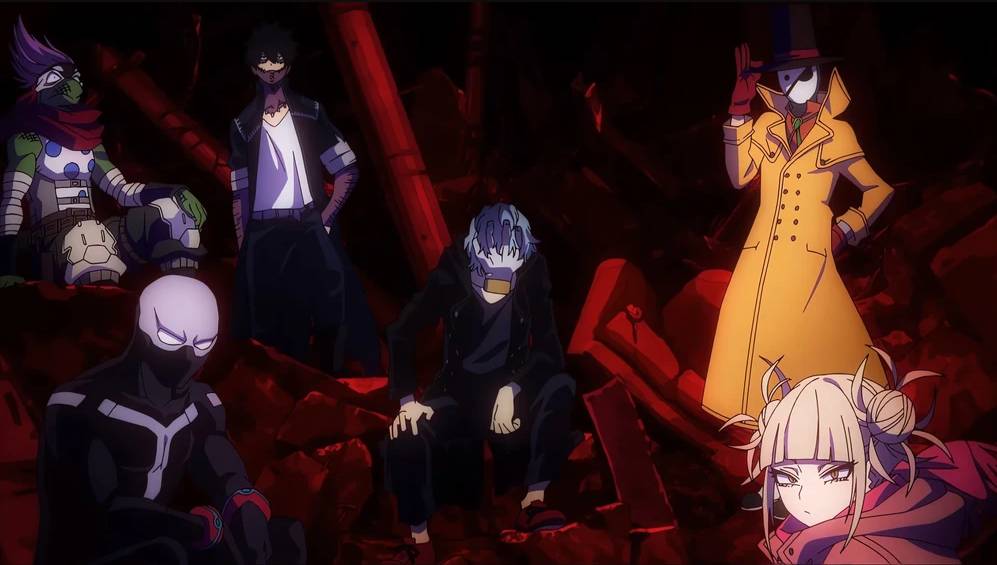 anggota kelompok League of Villains (dok. Bones/My Hero Academia)