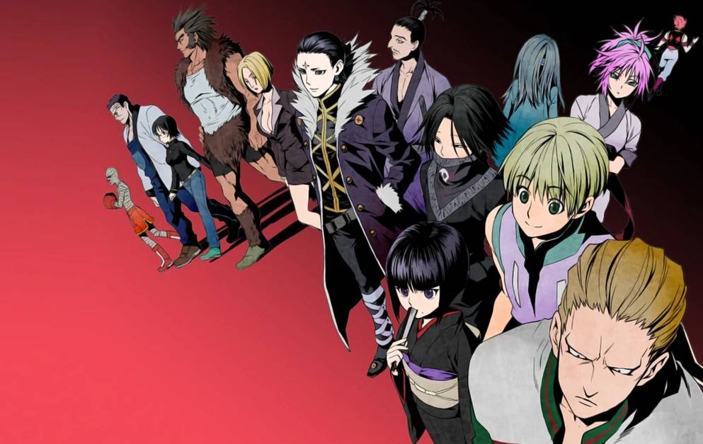 anggota kelompok Phantom Troupe (dok. Madhouse/Hunter x Hunter (2011))