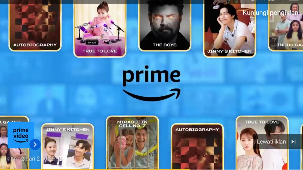 tangkapan layar contoh video advertising Prime Video di konten NCT Dream (youtube.com/NCT DREAM)