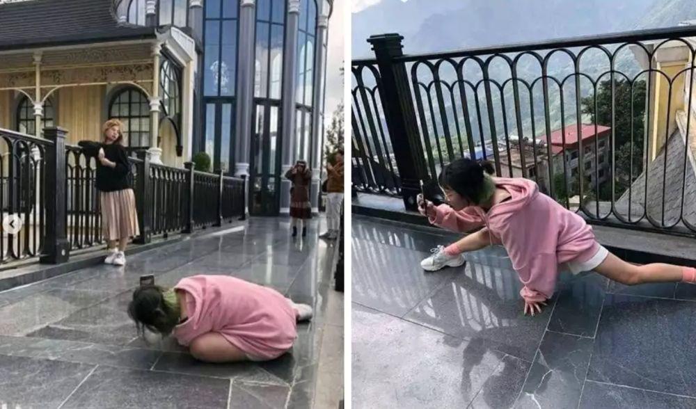 difotoin teman bikin salah fokus (instagram.com/awshitpost.id)