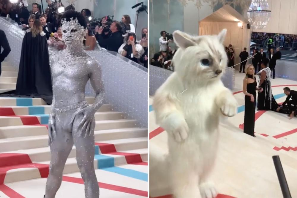 10 Artis Tampil Nyentrik di Met Gala 2023, Jadi Kucing Bukan Garong!