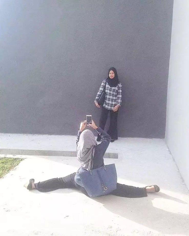 difotoin teman bikin salah fokus (instagram.com/sukijan.id)