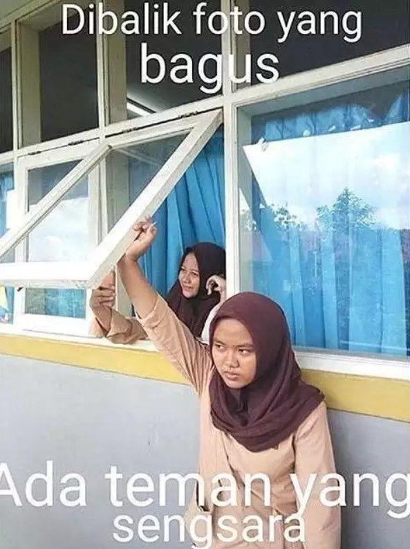 difotoin teman bikin salah fokus (instagram.com/meme.comik.indonesia)