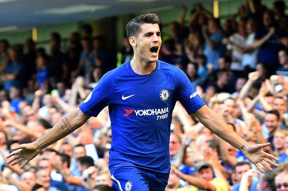 Alvaro Morata saat bermain bersama Chelsea. (premierleague.com)