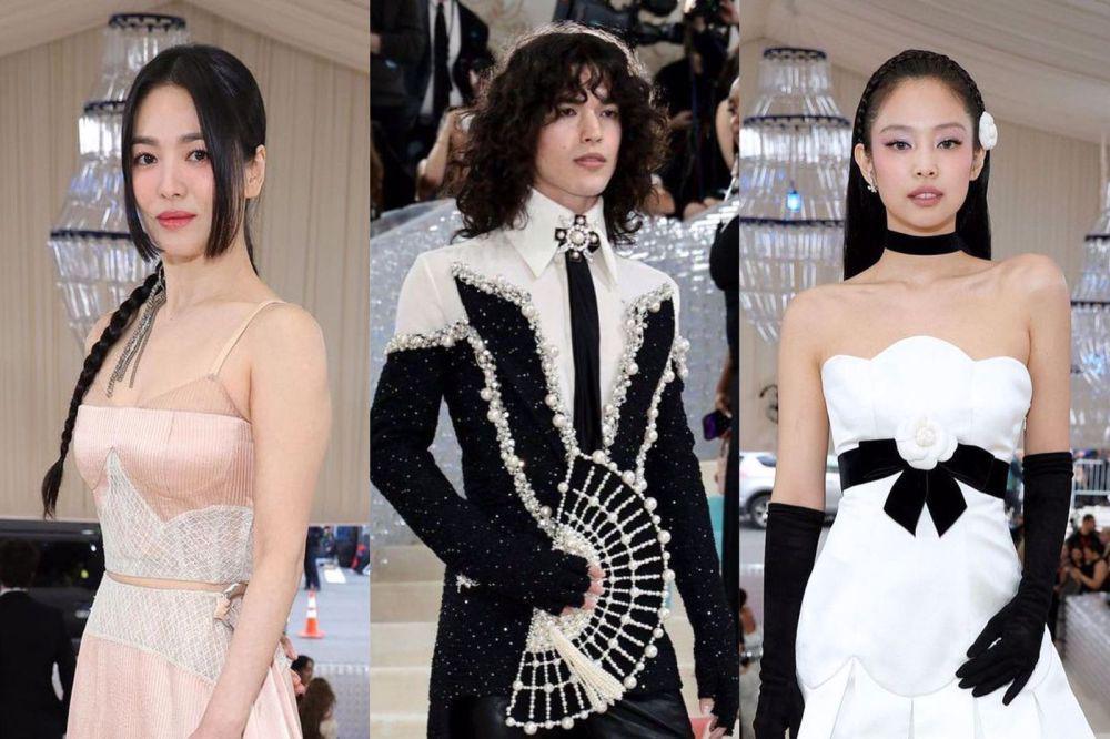 10 Potret Artis Berdarah Asia  di Met Gala 2023, Conan Gray Slay!