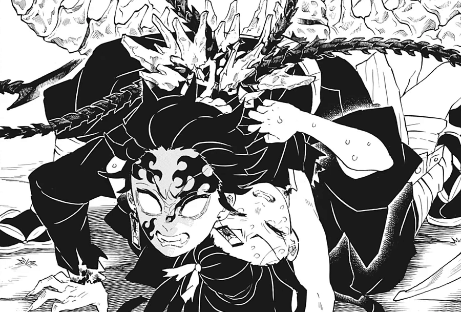 Tanjiro Kamado Demon (Dok. Ufotable/Kimetsu no Yaiba)