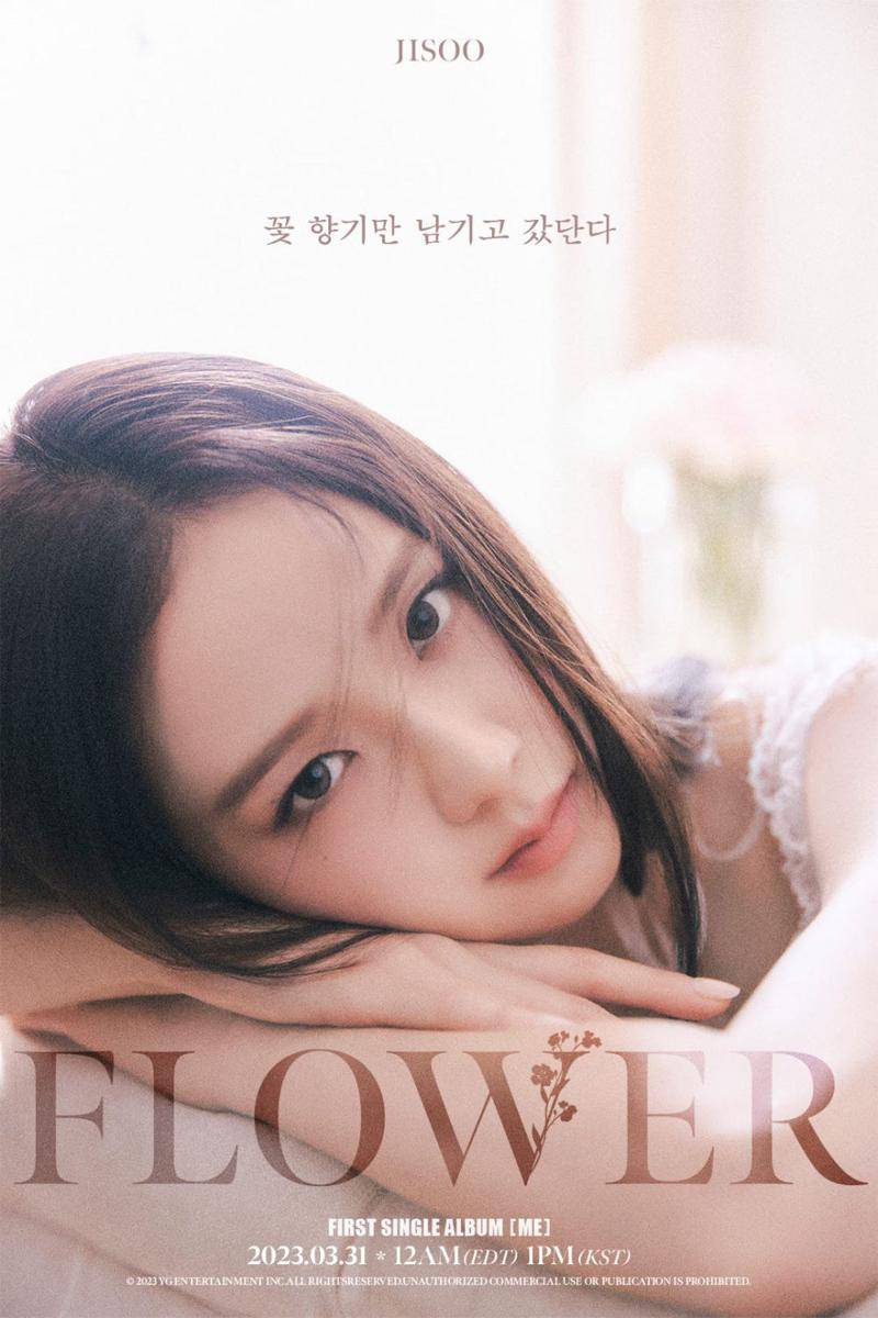 Jisoo BLACKPINK di poster FLOWER (twitter.com/BIGHIT_MUSIC)
