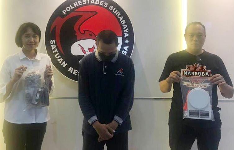 Jualan Sabu dan Ganja di Warkop Surabaya, Pria Ini Dibekuk Polisi