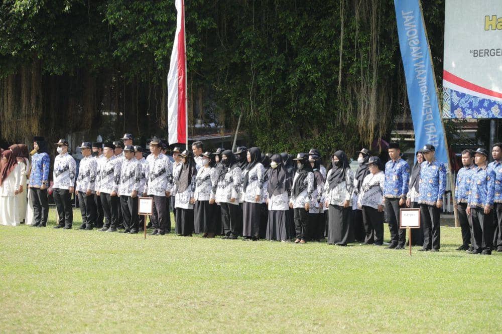 Peringatan Hari Pendidikan Nasional (Hardiknas) 2023, di Lapangan Pemkab Sleman, Selasa (2/5/2023). (Dok. Istimewa)