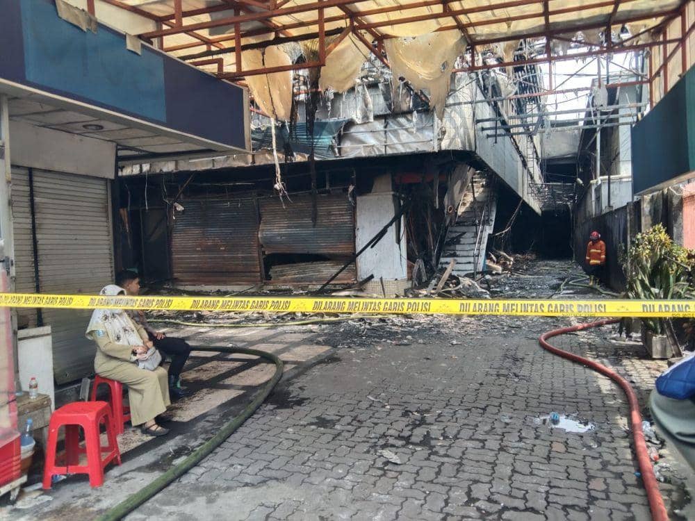 Kondisi terkini Malang Plaza usai kebakaran. (IDN Times/Rizal Adhi Pratama)