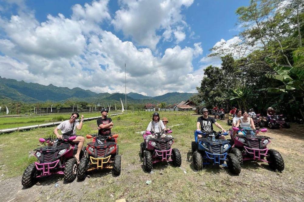 10 Potret Al, El, Dul dan Tissa Biani Bermain ATV, Seru Banget!