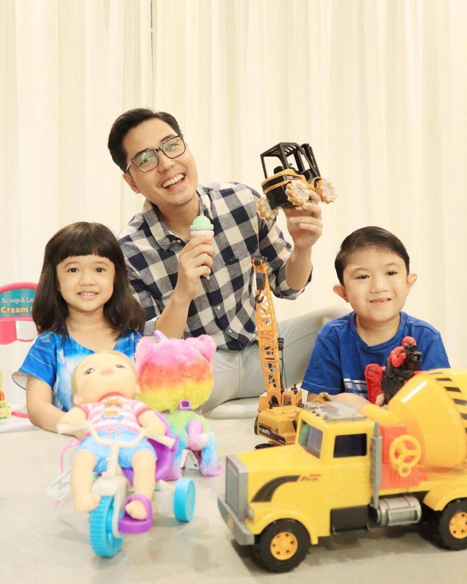potret Rizky Kinos dan buah hati (instagram.com/kinosnoski)