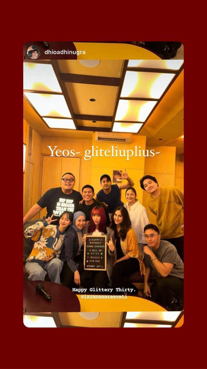 potret ulang tahun Isyana Sarasvati (instagram.com/isyanasarasvati)