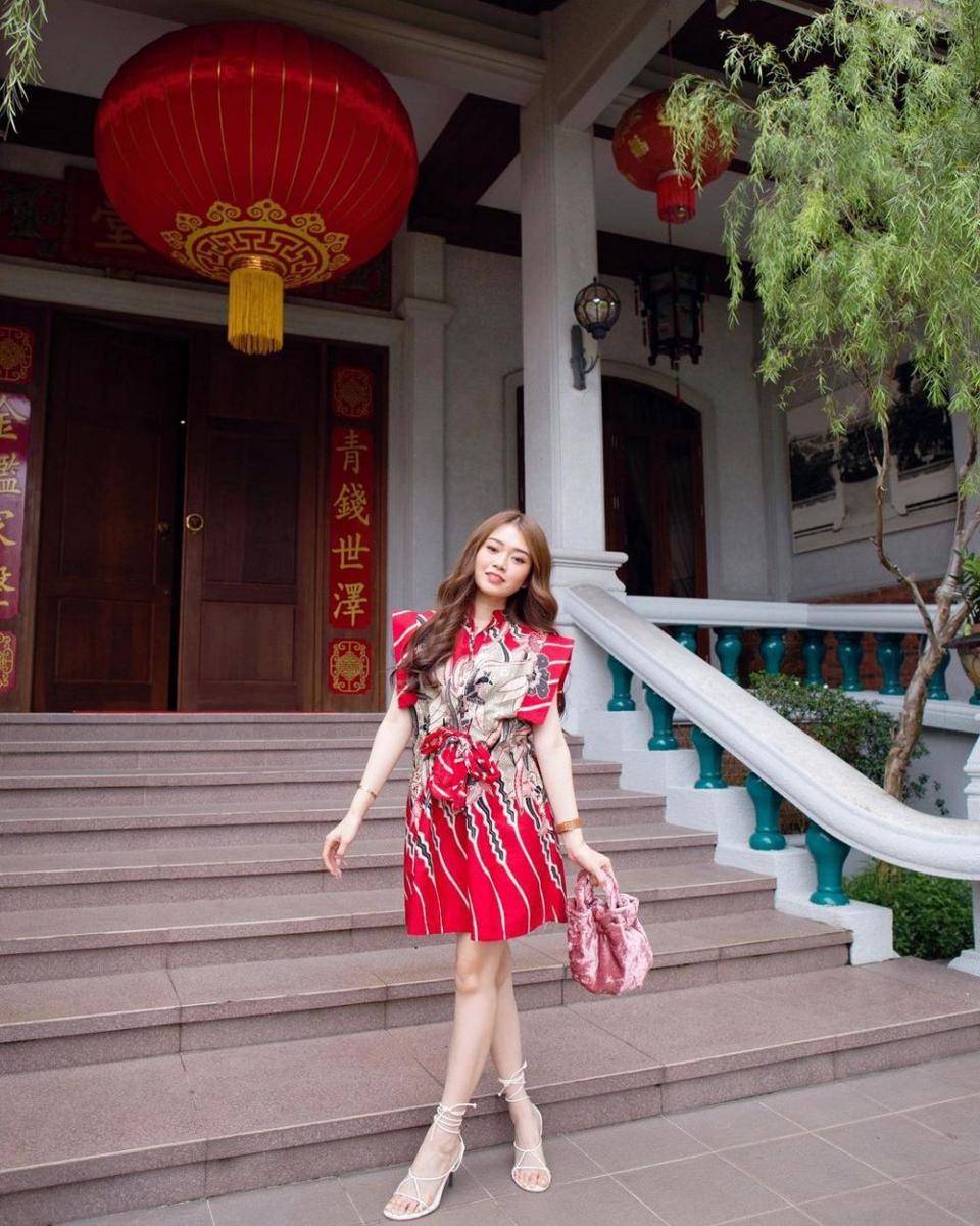 OOTD kondangan selebgram Nikita Kusuma (instagram.com/nikitakusuma)