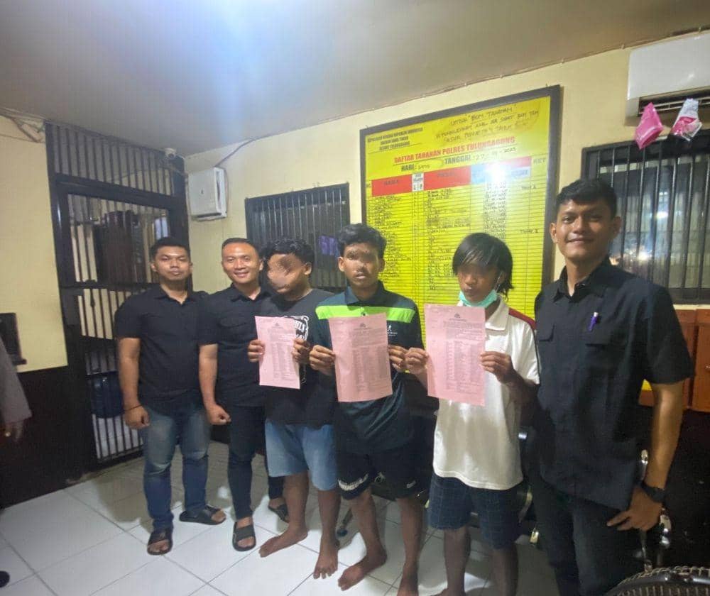 Oknum anggota perguruan silat yang terlibat aksi penganiayaan. IDN Times/ dok Polres Tulungagung