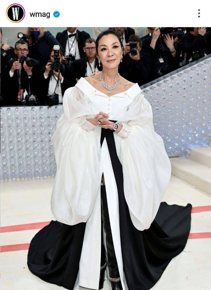 Michelle Yeoh di Met Gala 2023 (instagram.com/wmag)