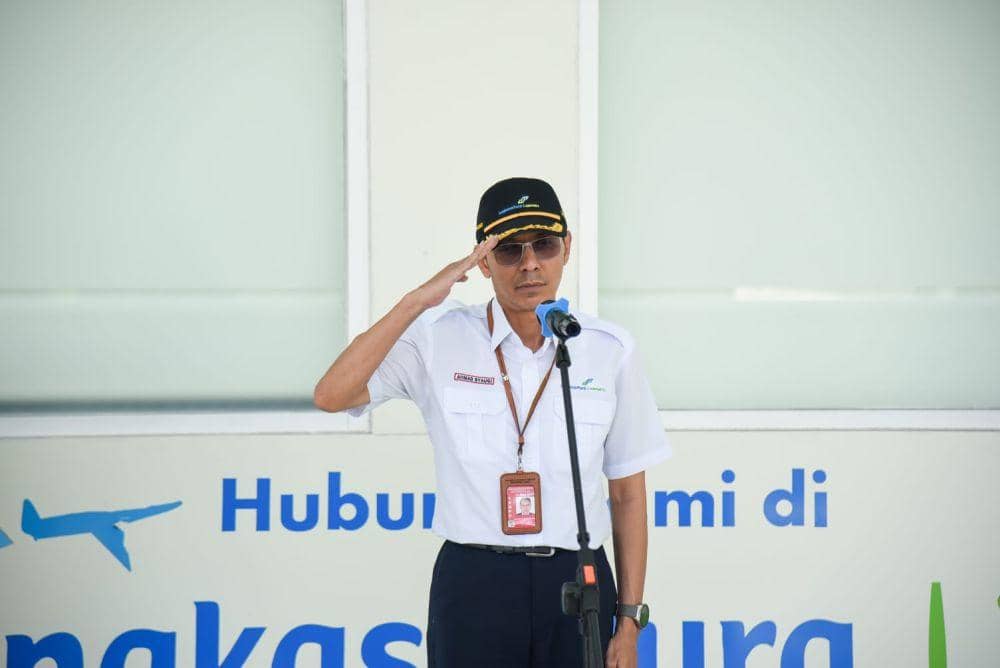 General Manager Bandara Sepinggan Ahmad Syaugi Syahab dalam keterangan tertulis, Rabu (3/5/2023). Foto Bandara Sepinggan