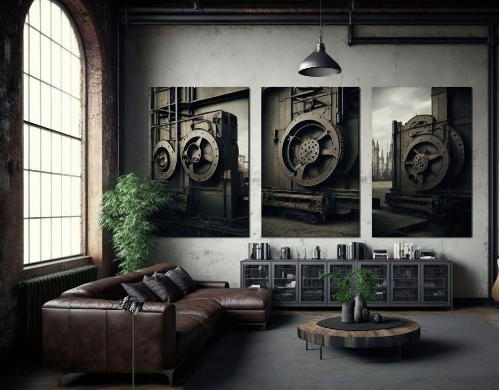 9 Desain Ruang Tamu Industrial yang Maskulin dan Eye Catching