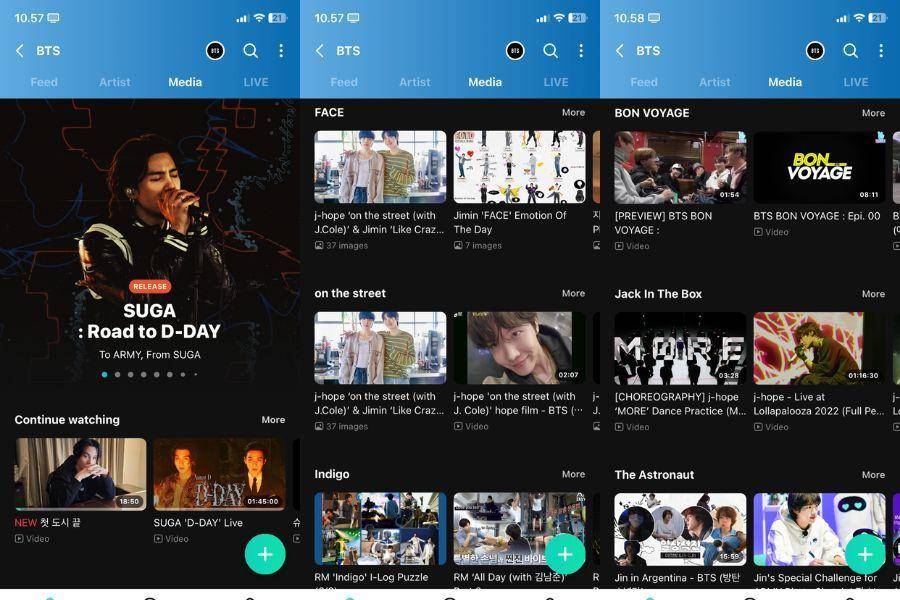 ilustrasi media di Weverse (IDN Times/Laili)