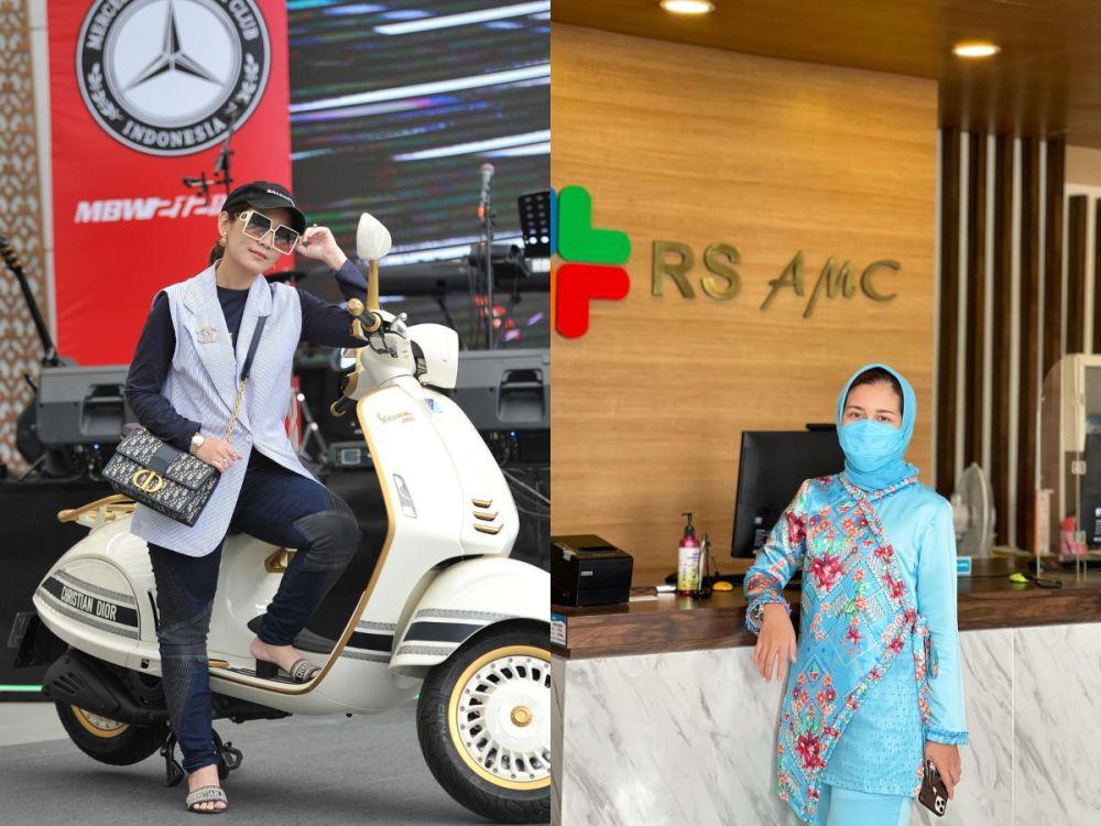 9 Potret Dine Mutiara Calon Istri Sahrul Gunawan, Punya Rumah Sakit!