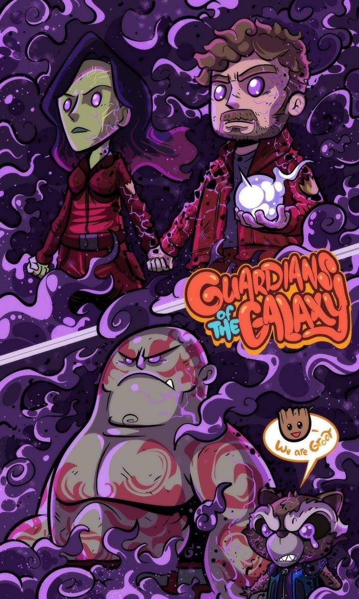 Contoh ilustrasi kolaborasi soal Guardians of the Galaxy. (Dok. Disney)