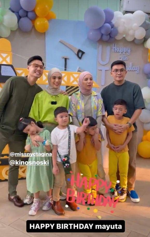 momen Uta ultah ke-7 (instagram.com/missnyctagina)