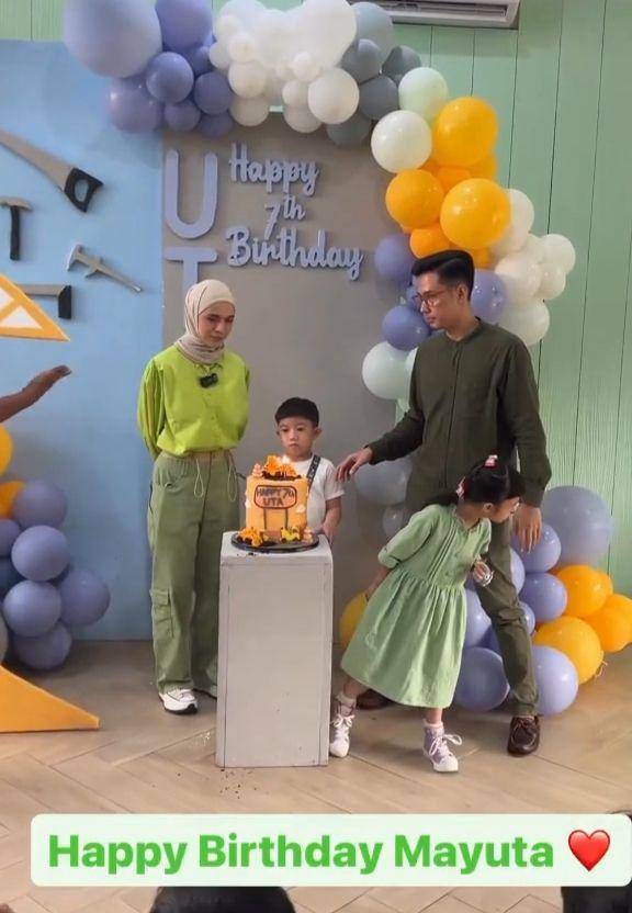 potret ultah ke-7 Uta (instagram.com/missnyctagina)