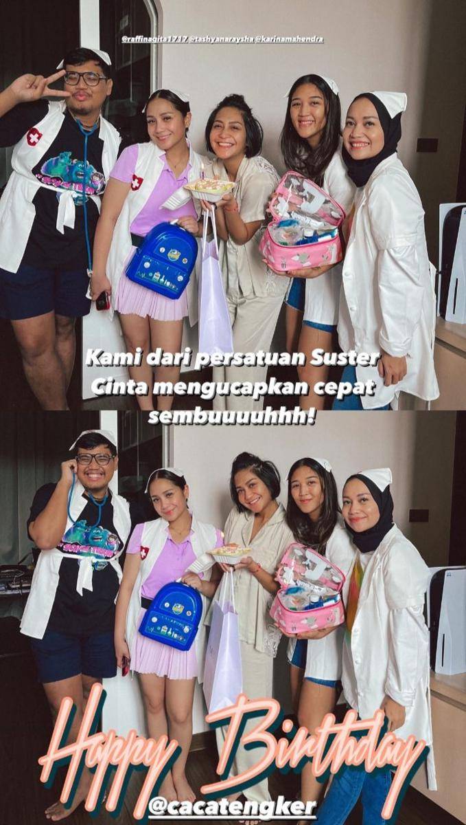 potret kejutan ulang tahun Caca Tengker (instagram.com/hey_ramaa)