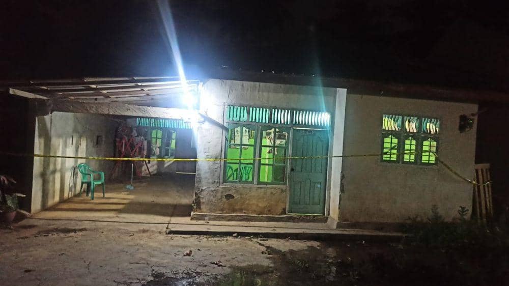 Penampakan rumah pelaku penembakan Kantor MUI pusat di Desa Sukajaya, Kecamatan Way Khilau, Kabupaten Pesawaran, Lampung. (IDN Times/Istimewa)
