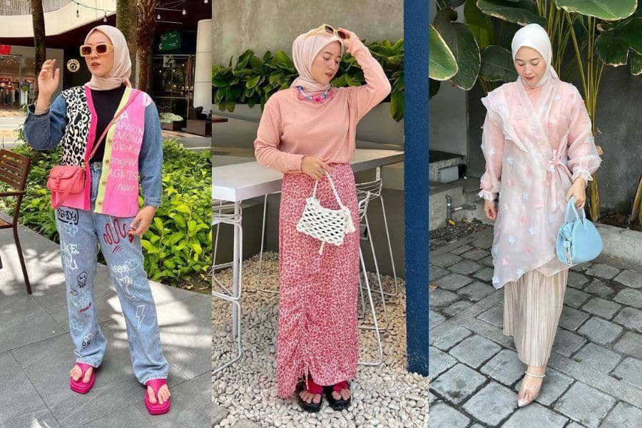 14 OOTD Colorful Renny Silviana, Ada Pilihan Outer dan Tunik!