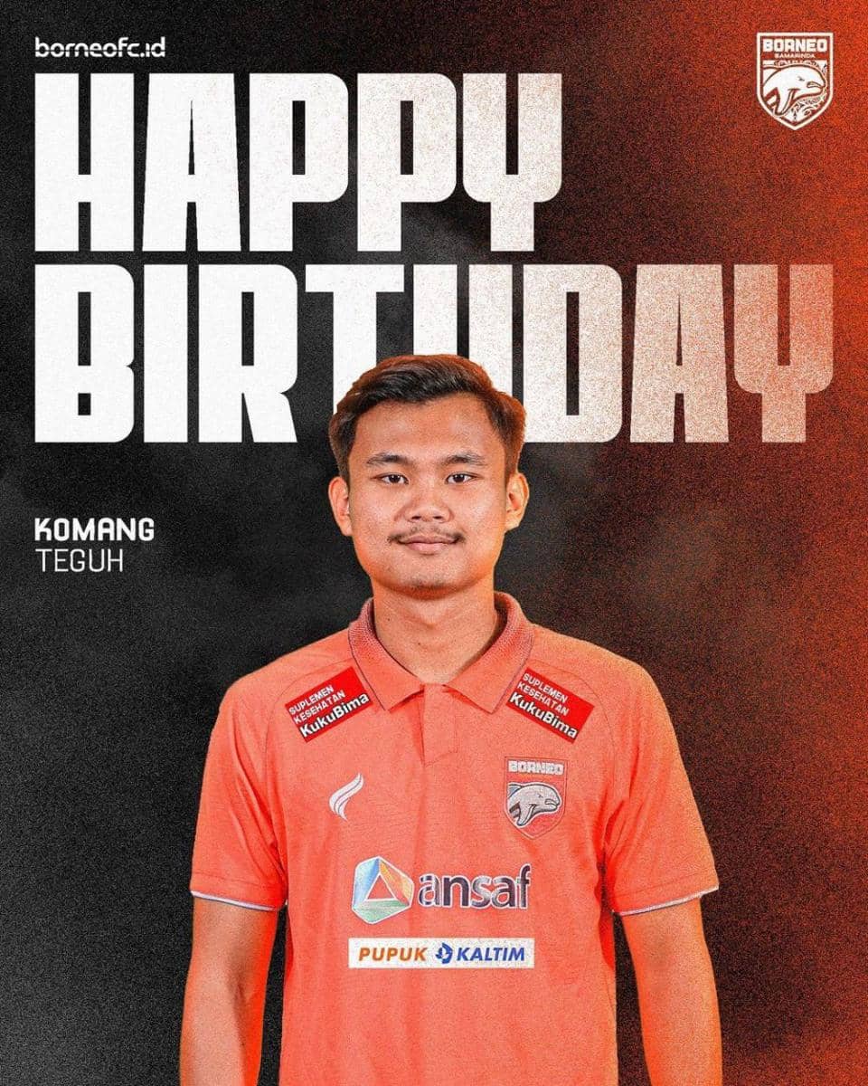 Komang Teguh Trisnanda saat mengenakan kostum Borneo FC. (Instagram.com/borneofc.id)