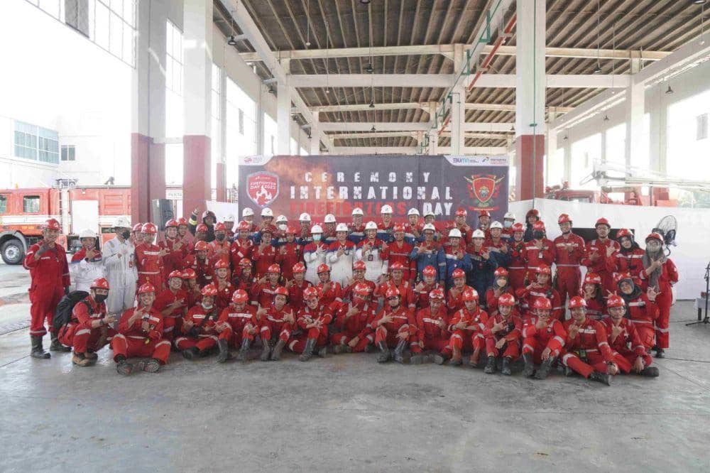 Kilang Pertamina Unit Balikpapan Peringati Hari Fire Fighters, Kamis (4/5/2023). Foto Pertamina