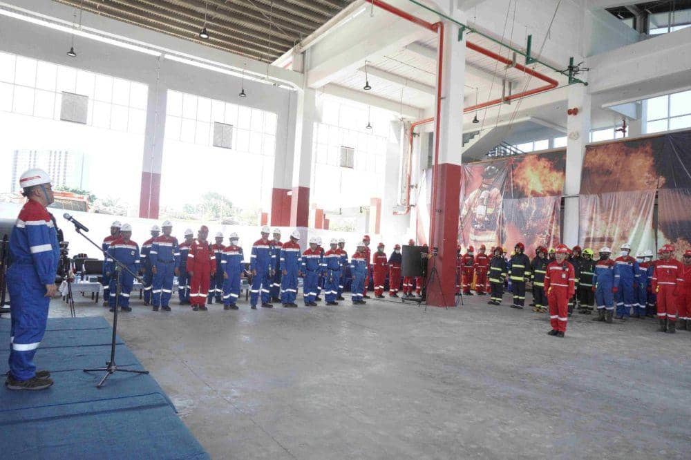 Kilang Pertamina Unit Balikpapan Peringati Hari Fire Fighters, Kamis (4/5/2023). Foto Pertamina