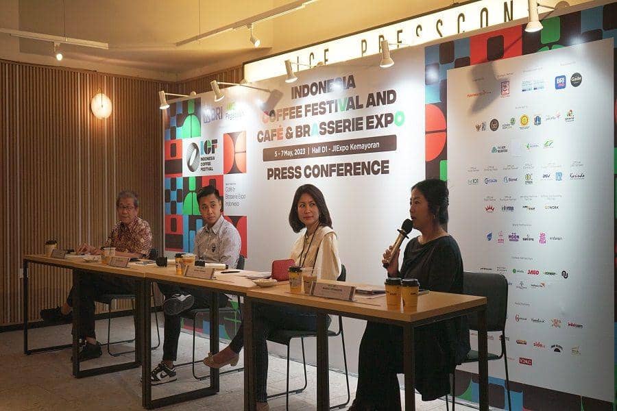 Press Conference Indonesia Cofffe estival & Cafe Brasserie Expo, Jakarta Barat (Dok. IDN Times)