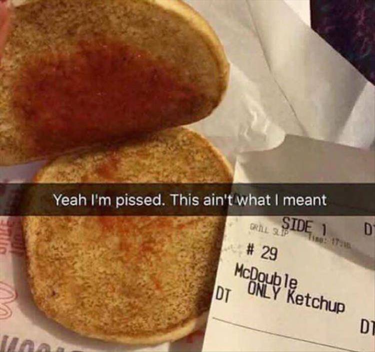 potret momen kocak saat memesan burger (reddit.com/user/OllyWoollatt)
