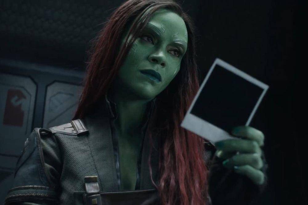 Zoe Saldaña dalam film Guardians of the Galaxy Vol. 3 (dok. Marvel Studios/Guardians of the Galaxy Vol. 3)