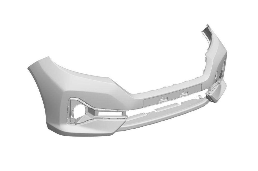 Desain bumper depan yang didaftarkan (PDKI Kemenkumham RI)