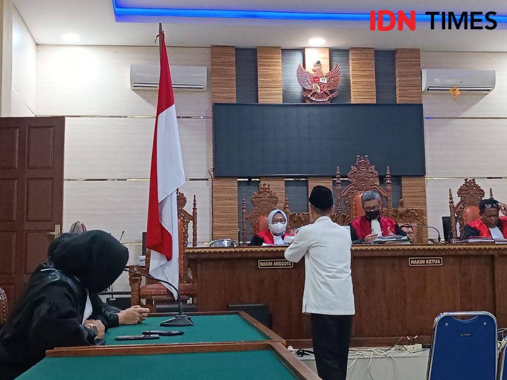 Sidang terdakwa Karomani di PN Tipikor Tanjungkarang. (IDN Times/Tama Yudha Wiguna).