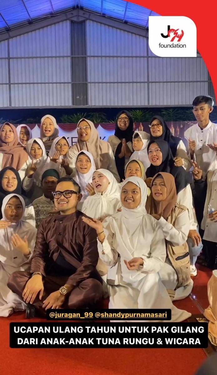 potret ultah Juragan 99 (instagram.com/j99foundation)
