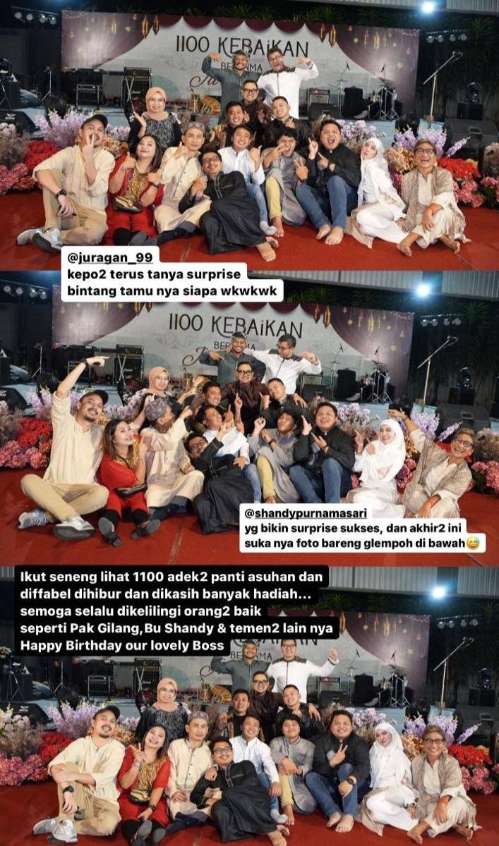 potret ultah Juragan 99 (instagram.com/ipinman88)