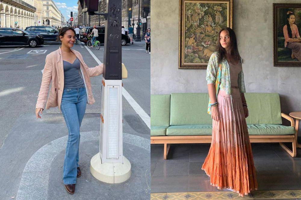 ide outfit traveling Aurora Ribero (instagram.com/auroraribero)