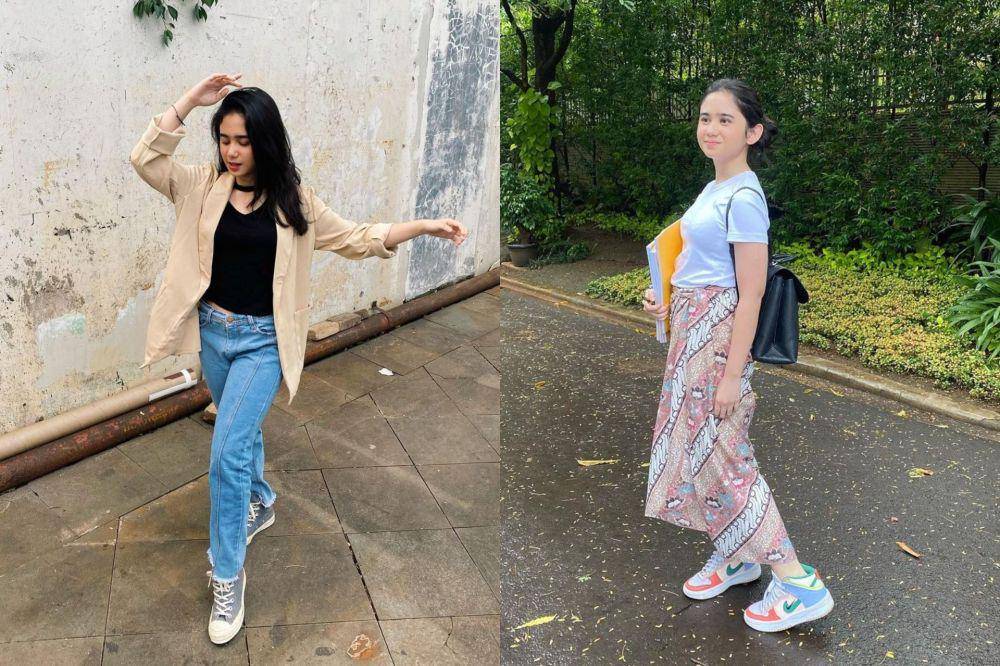 gaya OOTD kuliah ala Tissa Biani (instagram.com/tissabiani)